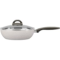 Brinox - Wok com Tampa 28Cm 4,1L Ceramic Life Suprema - Vanilla
