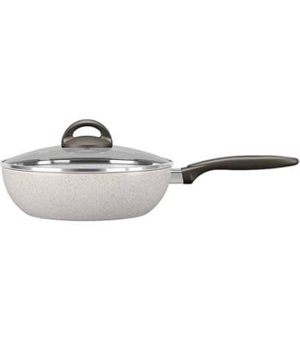 Brinox - Wok com Tampa 28Cm 4,1L Ceramic Life Suprema - Vanilla