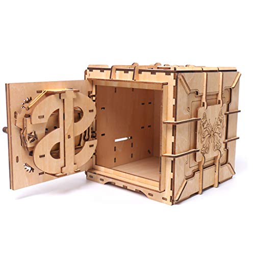 Model Safe Kit | 3D Wooden Puzzle | DIY Mechanical Safe