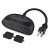 Kasa Smart Outdoor Smart Plug KP400, Smart Home Wi-Fi Outlet with 2 Sockets, Works with Alexa, Google Home &IFTTT, No…