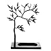 LilGift Jewelry Organizer, Jewelry Tree, Jewelry Organizer for Hanging Necklaces, Bracelets & Earrings - Metal Jewelry Holder, Necklace Holder, Jewelry Storage for Women (Black Tree)