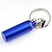 maycom Creative New NOS Mini Nitrous Oxide Bottle Keyring Key Chain Ring Keyfob Stash Pill Box Storage Turbo Keychain (Blue 6cm Height)