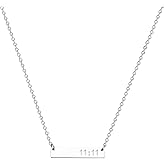 Tobubbmole 111 Angel Number Necklace Make A Wish Jewlery Numerology Jewelry