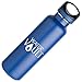 Water Vault K2 Hydro Stainless Steel Insulated Water Bottle, Double Wall Vacuum Thermos Flask – 20 oz. Standard Mouth - Matte Blue