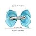 Baby Girls Toddler Hair Bows with Alligator Clip Grosgrain Barrettes Bundles Accessories for Infant (3 inch, 40Pcs/20Pair)