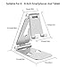 HITASION Cell Phone Stand, Double Adjustable Universal Aluminum Cell Phone Tablet Stand Accessories for All Android Smartphone Samsung Note 8 Google Pixel iPhone X 8 7 6 6s Plus LG G6 Moto Z and More