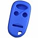 KeyGuardz Blue Rubber Keyless Entry Remote Key Fob Skin Cover Protector