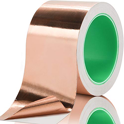 Copper Foil Tape with Conductive Adhesive, for EMI Shielding, Guitar, Soldering, Electrical Repairs, Paper Circuits, Crafts, Grounding - Thumbnail 6