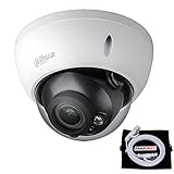 Dahua 4MP POE IP Camera IPC-HDBW4433R-ZS,2.7-13.5mm Motorized Varifocal Lens Optical Zoom,IR Day and Night,SD Slot,H.265 ONVIF,Outdoor CCTV Camera (1M PANOEAGLE Cable Included)