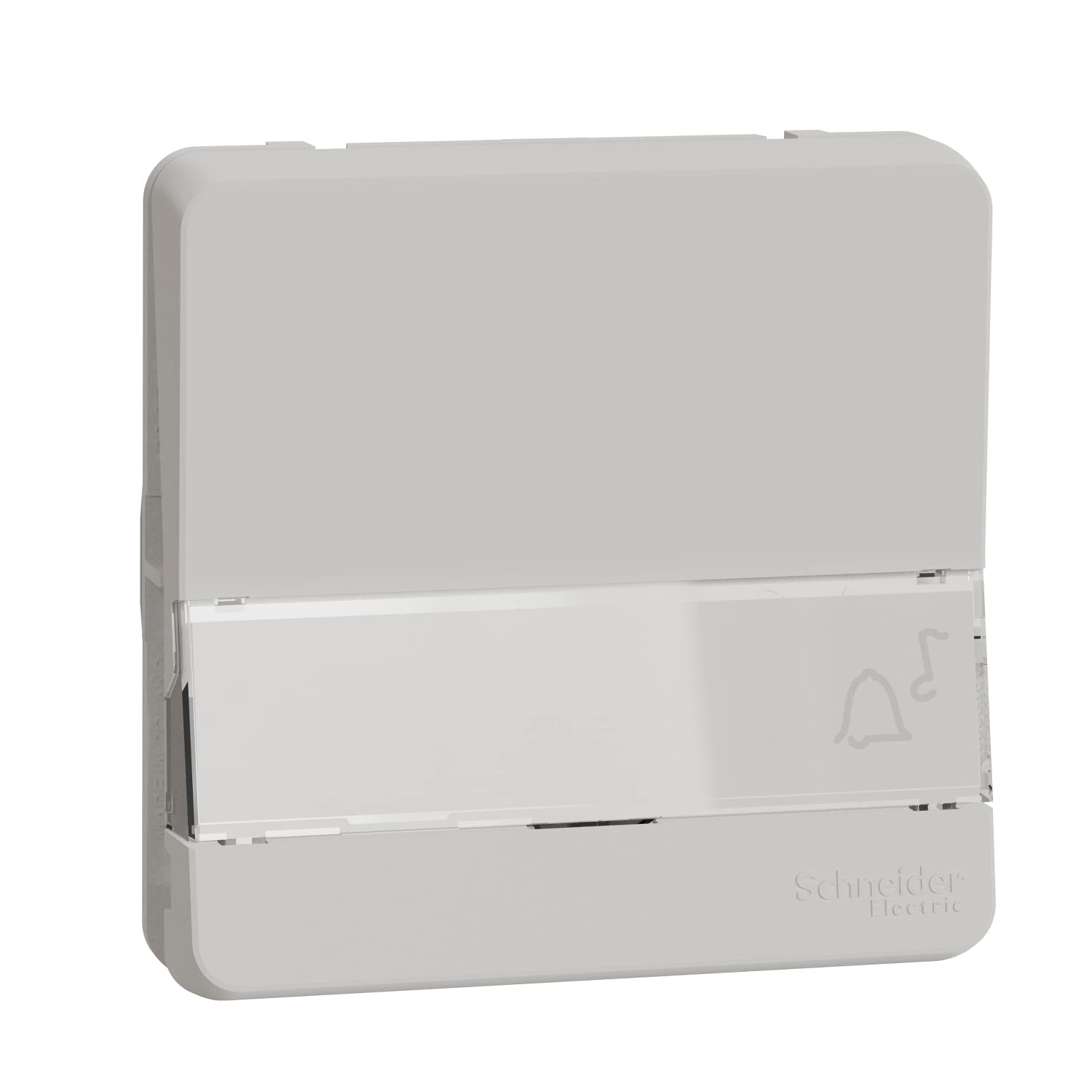 SCHNEIDER - Bouton poussoir porte-etiquette - composable - IP55 - IK08 - blanc Mureva Styl - MUR39129
