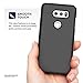 Encased LG V30 Belt Case, [SlimShield Edition] Protective Grip Case with Holster Clip (Black)