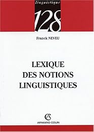 Lexique des notions linguistiques