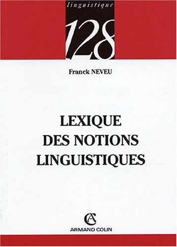 Lexique des notions linguistiques