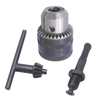 DIY Crafts Drill Chuck SDS Adaptor Warranty+Key Set 13mm Drill Chuck IZE 1/13mm. (Design No # 2, Drill Chuck)