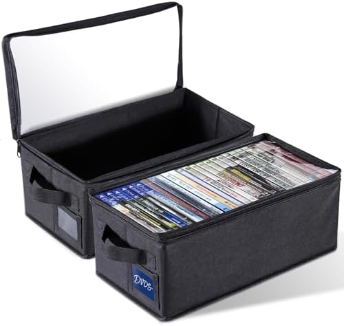Amazon.com: Evelots CD Storage Bags (2 Pack) Clear PVC Plastic