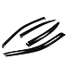 Auto Dynasty Compatible with Maxima A33 4pcs Tape-On Window Visor Deflector Rain Guard