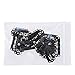 YONNA 12pcs U Shape Iron Snap Clips For Feather Hair Extensions Wigs Weft