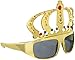Amscan Stylish Birthday Party King Funshades Accessory, Plastic,, Gold, One Size, Model: 250493