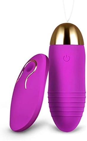 Vibrators Massager Wireless Egg for Female Vibrating Egg with a Remote-Controller, USB Charging, Waterproof, 10 Speed Modes (Purple)