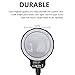 Aoneng LED 3X Magnifying Lamp with Metal Clamp,5W, Two Lighting Intensity,Adjustable Gooseneck
