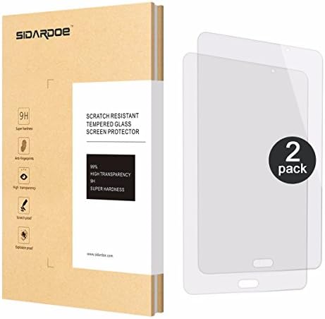 Galaxy Tab A 7.0 Screen Protector, [2-Pack] SIDARDOE Tempered Glass Screen Protector for Samsung Galaxy Tab A 7.0, HD Ultra Clear, 0.33mm 2.5D Round Edge, 9H Anti-Scratch