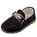 DADAWEN Boy's Girl's Classic Slip-on Loafers Oxford Flat Shoes Black US Size 10 M Toddler
