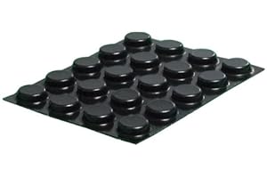 MAXIAIDS Bump Dots - Black, Small Flat-Top Round Bump Dots