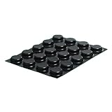 Bump Dots - Black, Small Flat-Top Round Bump Dots