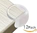 HomySnug Baby Proofing Corner Guards, 12-Pack Clear Soft Child Safety Table Corner Protector