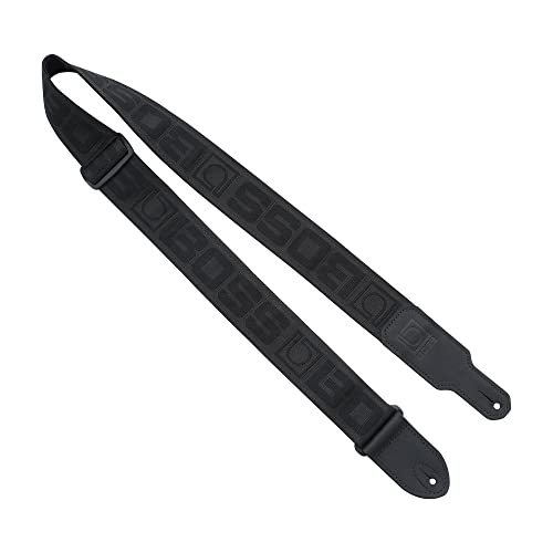 BOSS BSM-20-BB Tracolle per Strumenti di Alta Qualita in Nero con Logo Nero | Con il Logo BOSS Monogrammato | Larghezza 5 cm, Realizzate in Poliestere per il Massimo Comfort e Durabilita