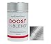 BOOST N BLEND Hair Fiber Powder, Scalp Concealer for Thinning Hair & Visible Scalp - Hair Volumizer for Women (25g/0.88oz) Cotton, Silver Grey, Female