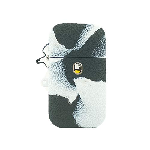 Texture Case for Vaporesso Aurora Play Pod Kit 650mAh Case,Anti-Slip Protective Silicone Case Skin Rubber Cover,Blackwhite