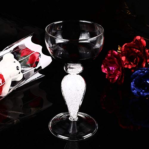 Home+ Whisky gläser, Kreative Transparent Weinglas Cup Bier Saft hoch Boron Martini Cocktailgläser Schmuck Gothic… – Bild 3