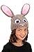 elope Disney Zootopia Judy Hopps Knit Beanie - Playful Bunny Ears, Embroidered Details - Perfect for Cosplay or Winter Fun Gray