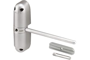 Prime-LINE KC60HD Safety Spring Door Closer, Satin Chrome