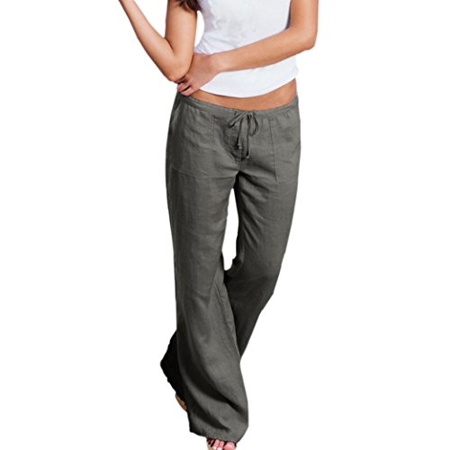 image for KMG Long Wide Leg Pants, Kimloog Plus Size Women Summer Casual Loose D