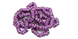 General 100pcs8mm Bird Foot Ring for 2020 Racing Pigeon Rings Pigeon Leg Bands Multicolor (Purple)
