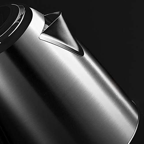 Topwit Electric Kettle Water Heater Boiler, 2 Liter Stainless Steel Coffee Kettle & Tea Pot, Water Warmer Cordless with Fast Boil, Auto Shut-Off & Boil Dry Protection, Upgraded