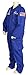 Aeromax Jr. NASA Flight Suit, Blue, with Embroidered Cap and official looking patches, size 8/10.