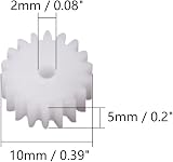 Othmro 182A Plastic Motor Gear 18 Teeth for Car Robot DIY Projects view 2