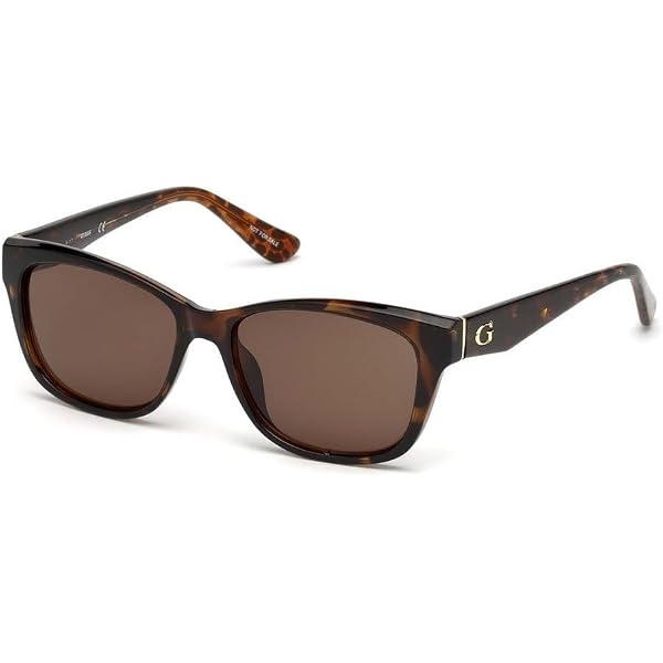 Amazon.com: Guess GU00202 52F dark havana 54/19/135 WOMAN 