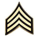 Sergeant Sgt E5 US Army Rank pin HON14426