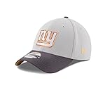 NFL New York Giants Gold Collection 39THIRTY Stretch Fit Cap, Small/Medium, Gray