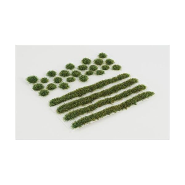 WWS War World Scenics WWScenics Statische Grasfasern Grasbüschel & Streifen Set | 4mm Sommer | SUM4MIX | für Modellbau… – Bild 3