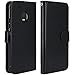 Moto G5 Plus Case, LK Luxury PU Leather Wallet Flip Protective Case Cover with Card Slots and Stand for Motorola Moto G Plus (5th Generation) - Black