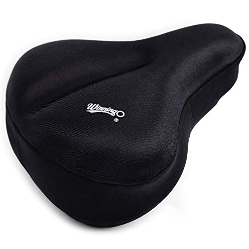 WINNINGO Bike Seat Cushion, Exercise Gel Bike Seat Cover, Comfortable