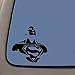 DD038 Superman Inspired Decal Sticker | 6.5-Inches By 6.3-Inches | Premium Quality Black Vinyl
