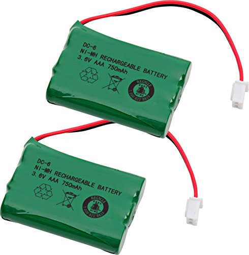 Synergy Digital Battery Works for Interstate - NIC0927, Teledex - DCT1910, Telematrix - 985591, Tri-Tronics - 1038100 Batteries Dog Collar Battery Combo-Pack Includes: 2 x SDDC-H1106 Batteries