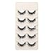 5 Pairs Long Thick Makeup False Eyelashes Fake Eye Lash Extension Handmade Soft