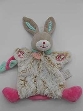 Doudou Et Compagnie Lapin Choupi Doudou Marionnette Rose